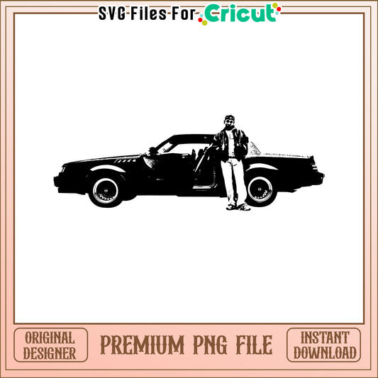 Classic Car PNG Design for Cricut, Perfect for Creative Projects