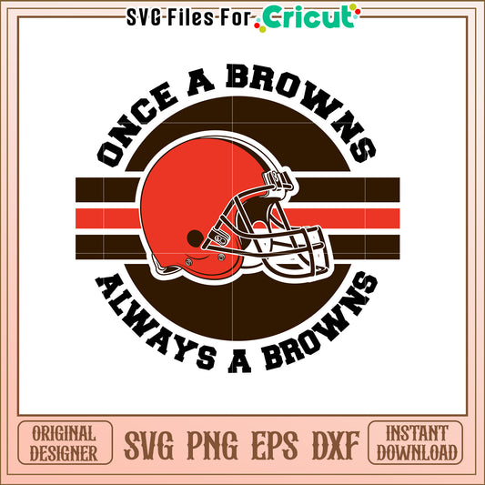 Cleveland Browns Helmet SVG