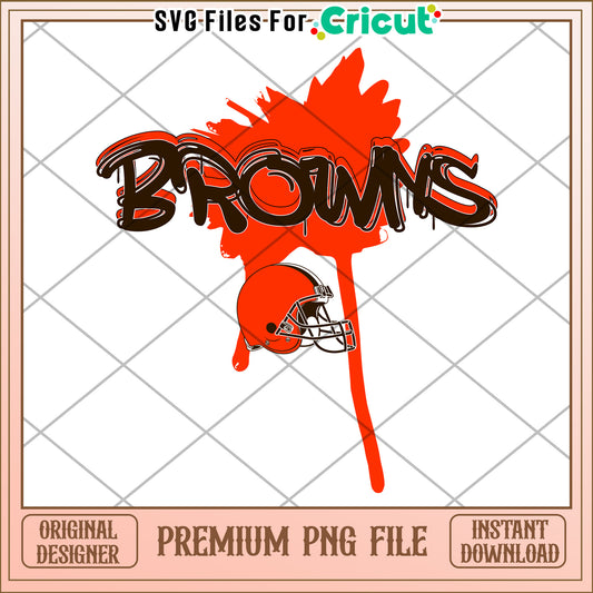 Cleveland Browns PNG Design, Unique Instant Download for Cricut