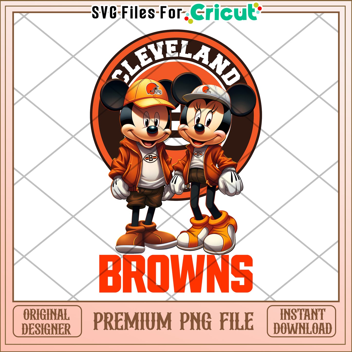 Cleveland Browns PNG Design for Cricut, Instant Download Available