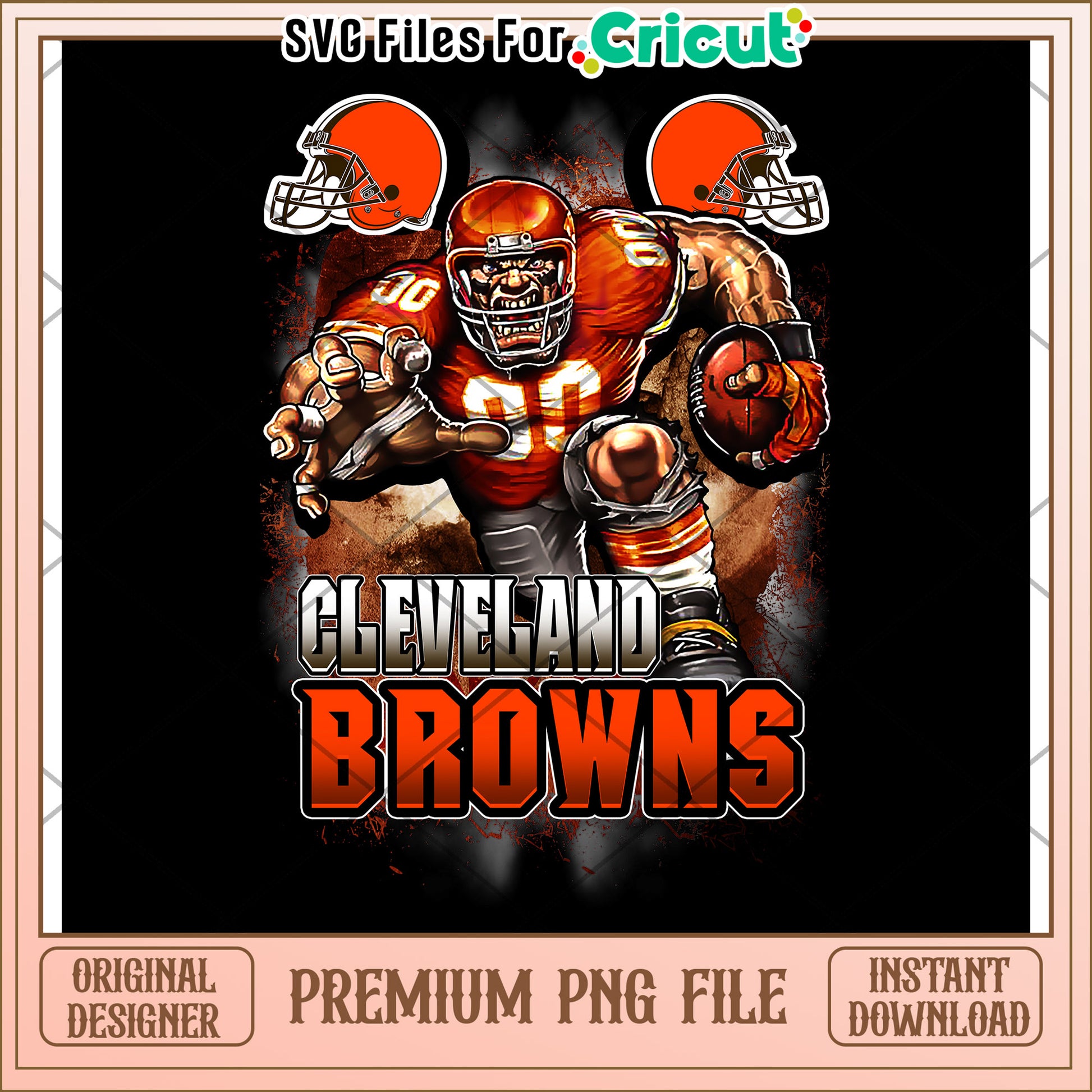 Cleveland Browns PNG File, Instant Download for Cricut Users