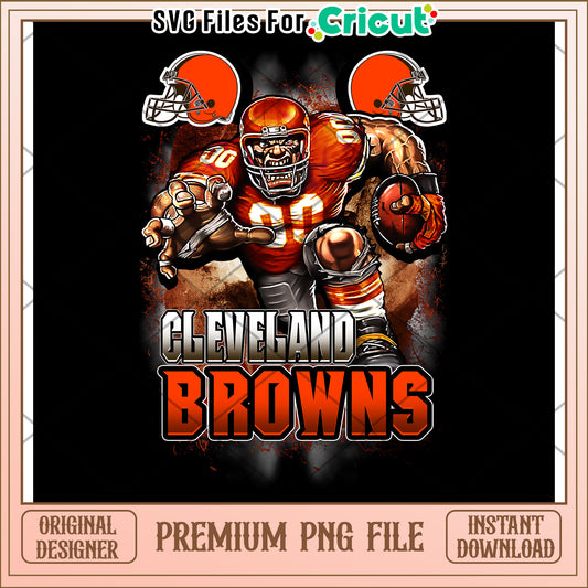 Cleveland Browns PNG File, Instant Download for Cricut Users