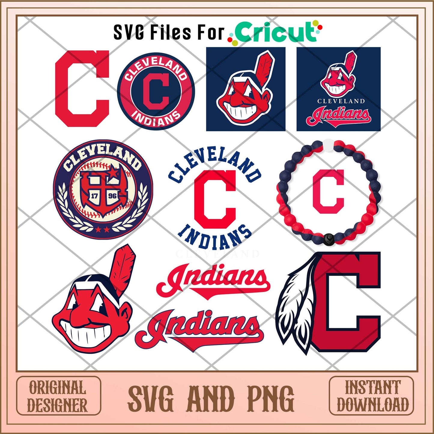 Cleveland Indians svg, Cleveland Indians svg bundle, MLB svg