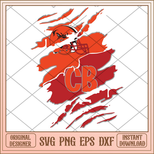 Cleveland Browns svg, ncaa characters svg, digital download