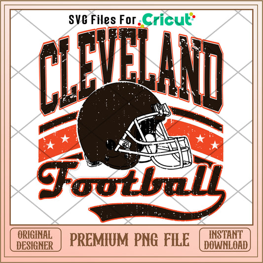 Cleveland football helmet png, Cleveland Browns png, NFL png
