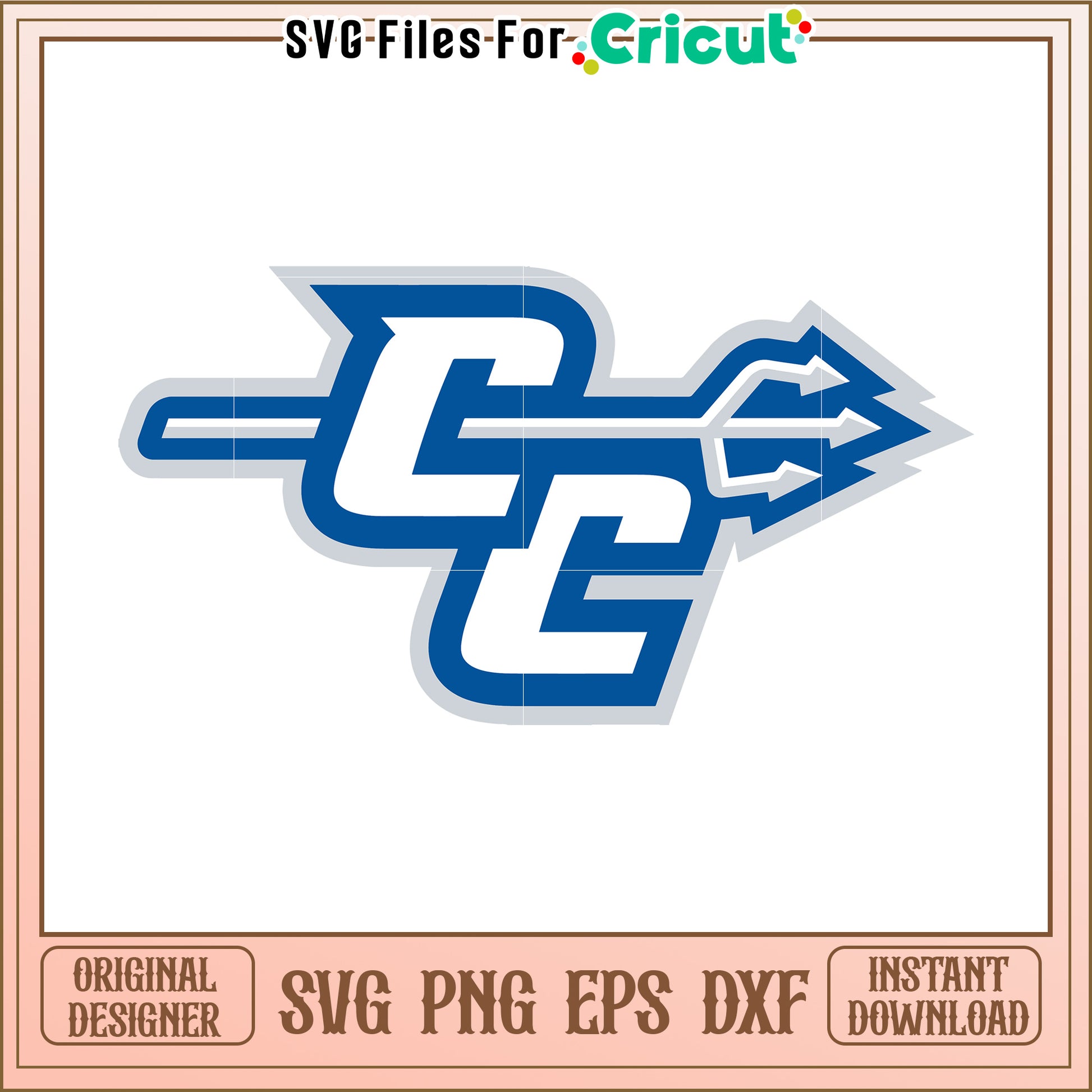 Clever CC logo design for crafting projects, available in multiple formats