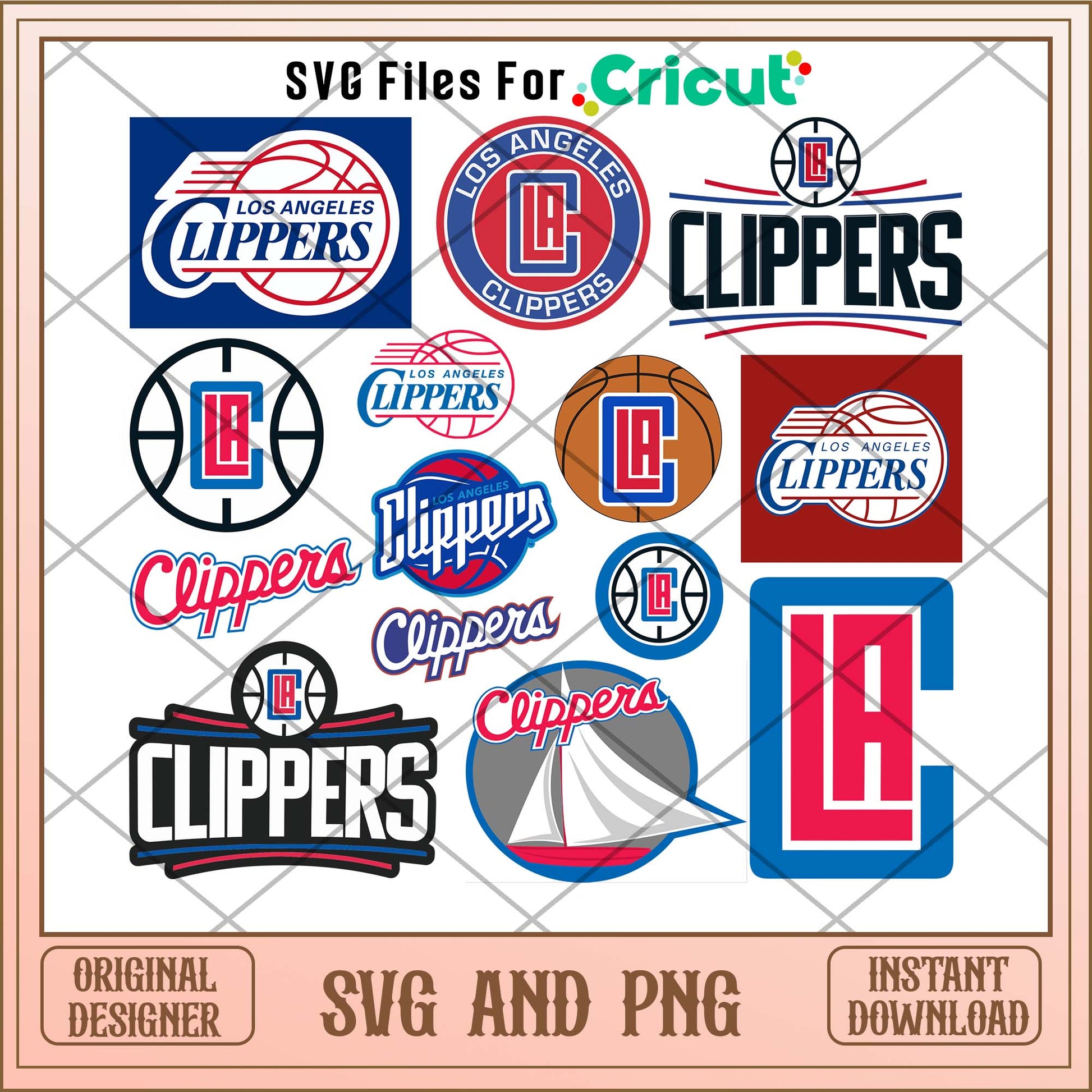 Los Angeles Clippers svg, LA Clippers svg bundle, NBA svg