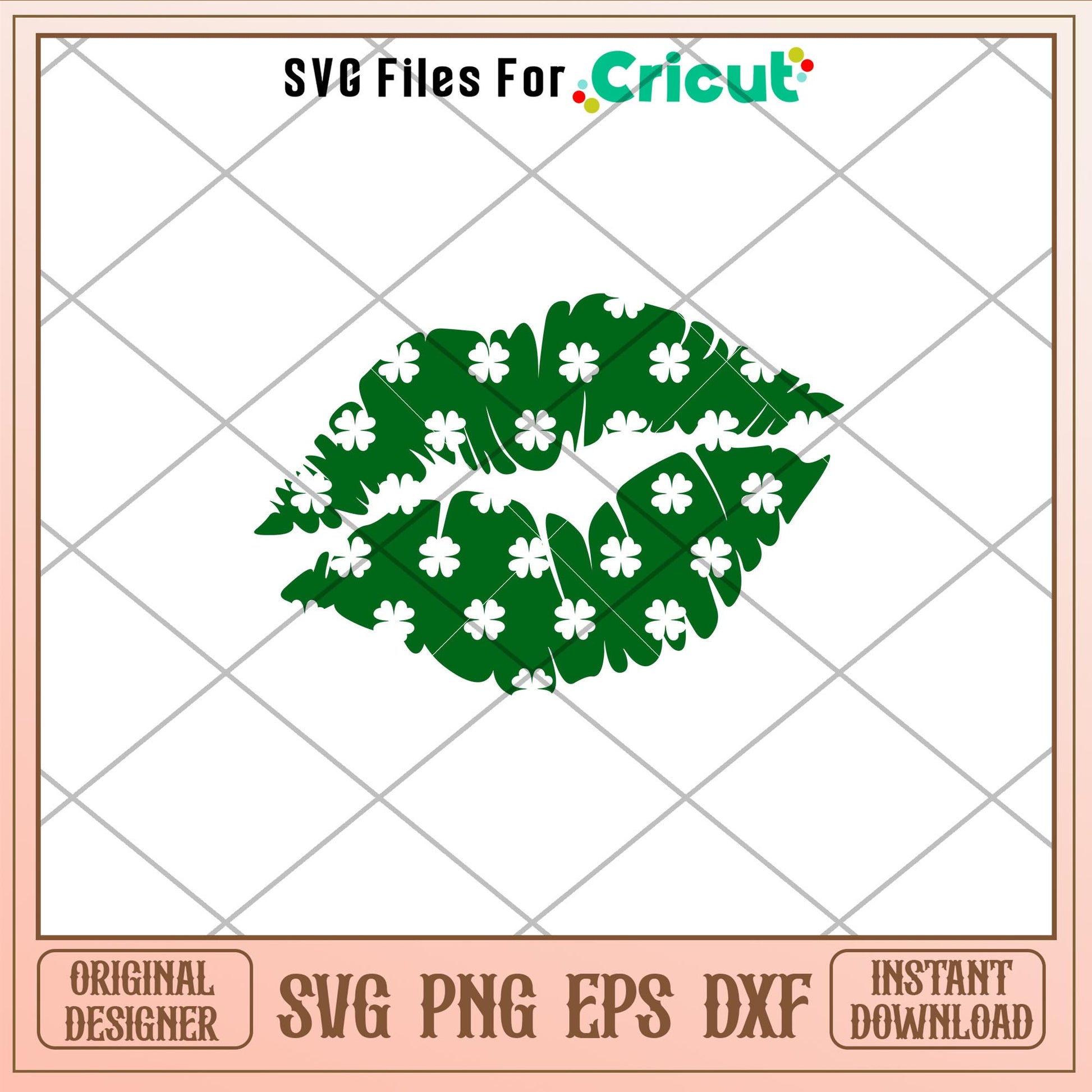 Clover Lips Kiss, Clover Lips Kiss Svg