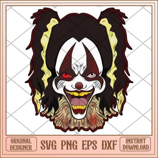 Clown svg, halloween Svg, digital download