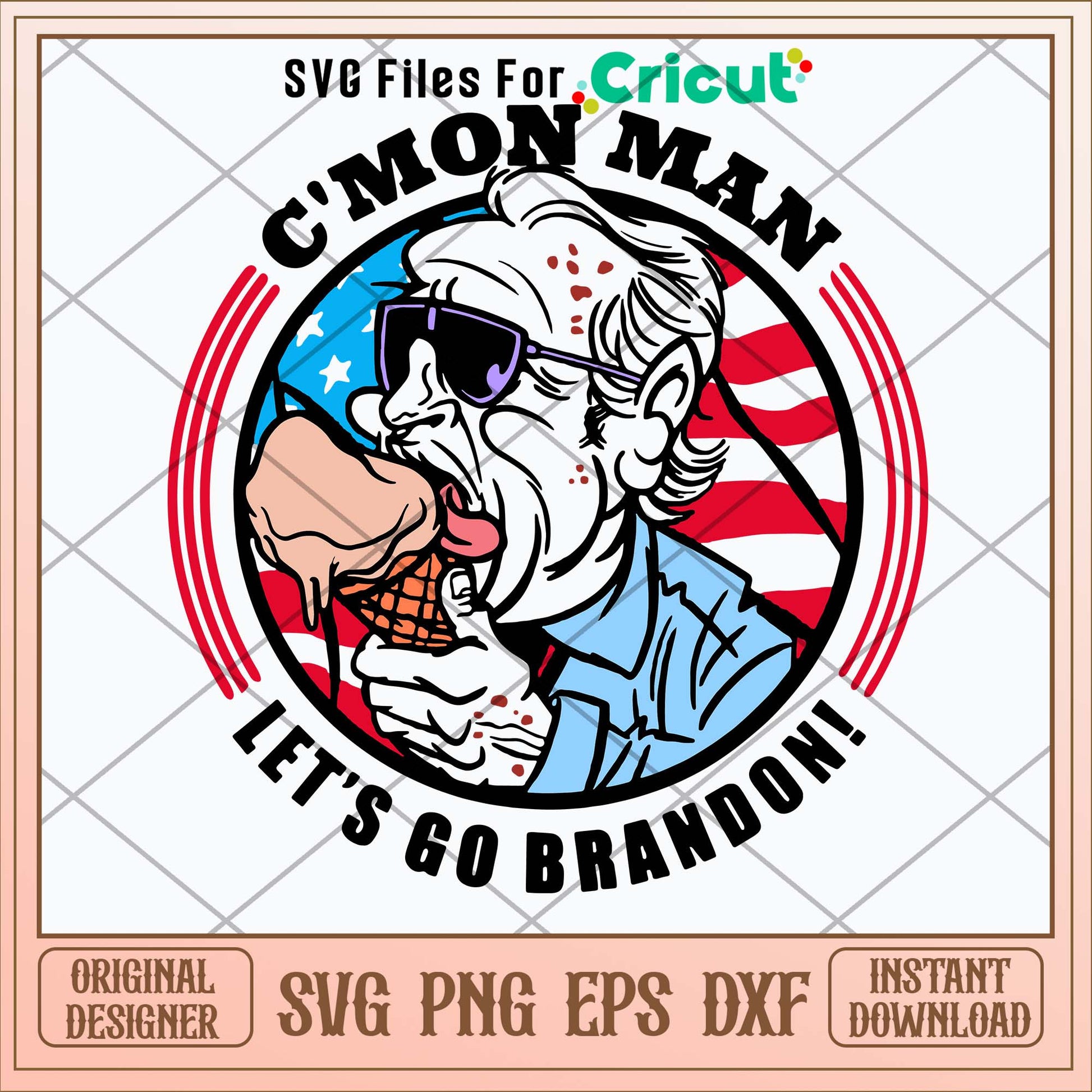 C mon Man Lets Go Brandon Svg-Svgfilesforcricut