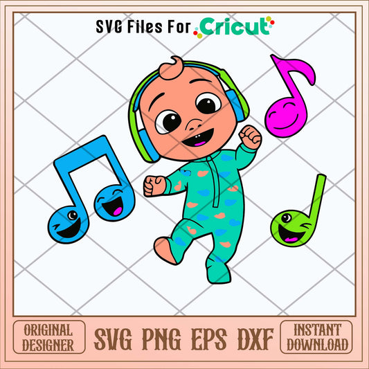 Cocomelon Kapak Svg-Svgfilesforcricut