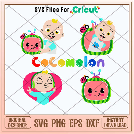 Cocomelon Kid Svg-Svgfilesforcricut