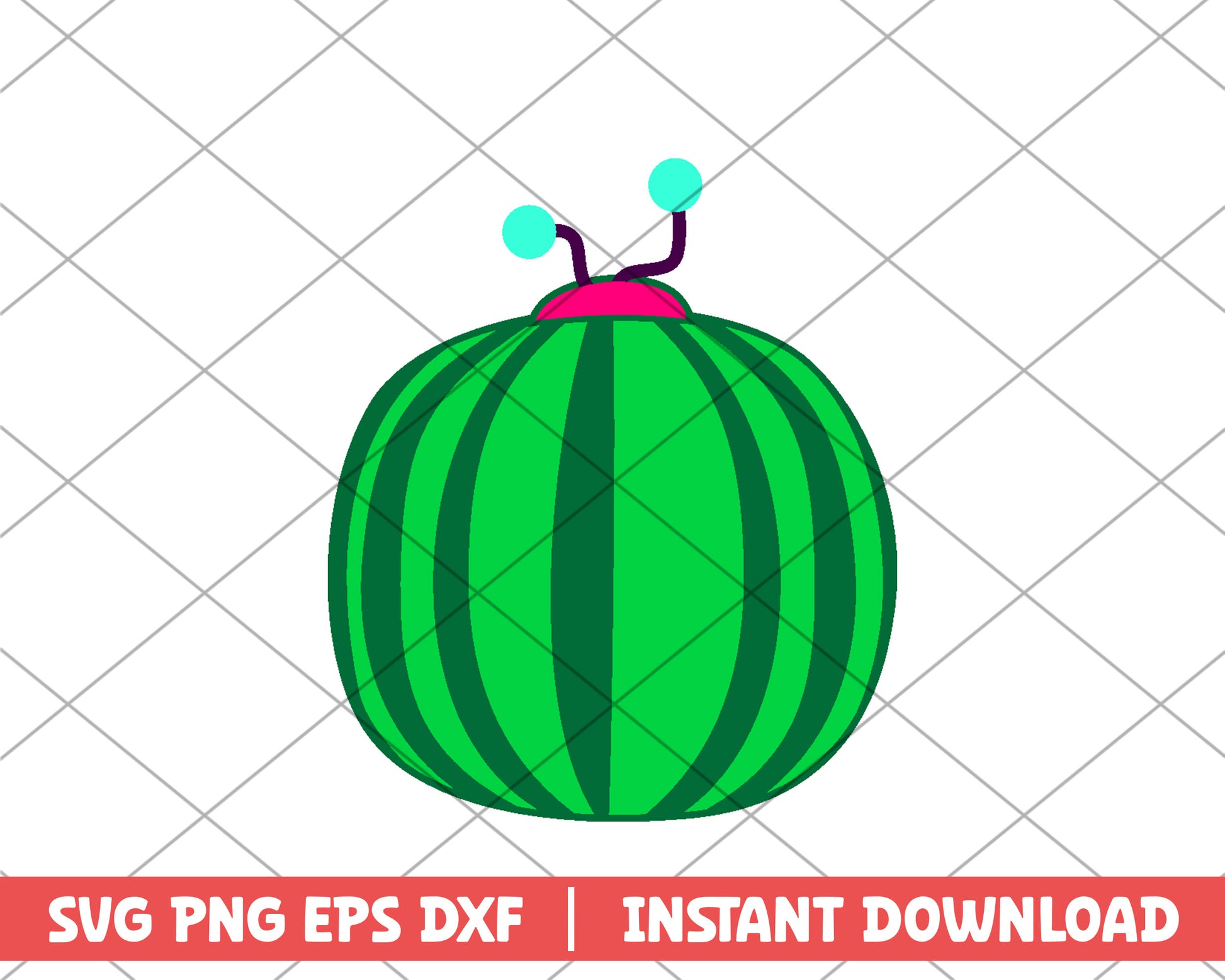 Cocomelon head cartoon svg 