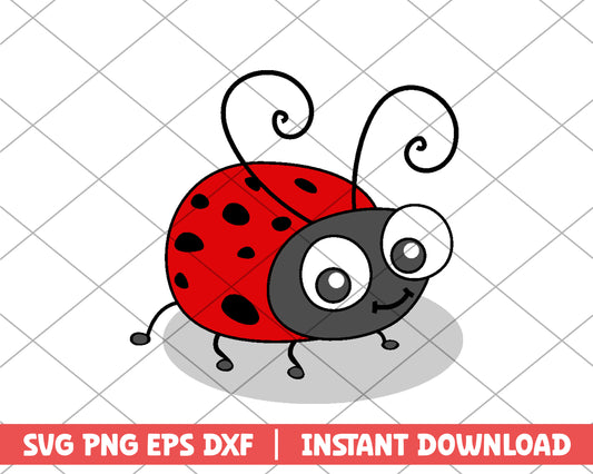 Cocomelon ladybug cartoon svg 