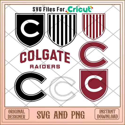 Colgate Raiders svg, Colgate Raiders svg bundle, NCAA svg 