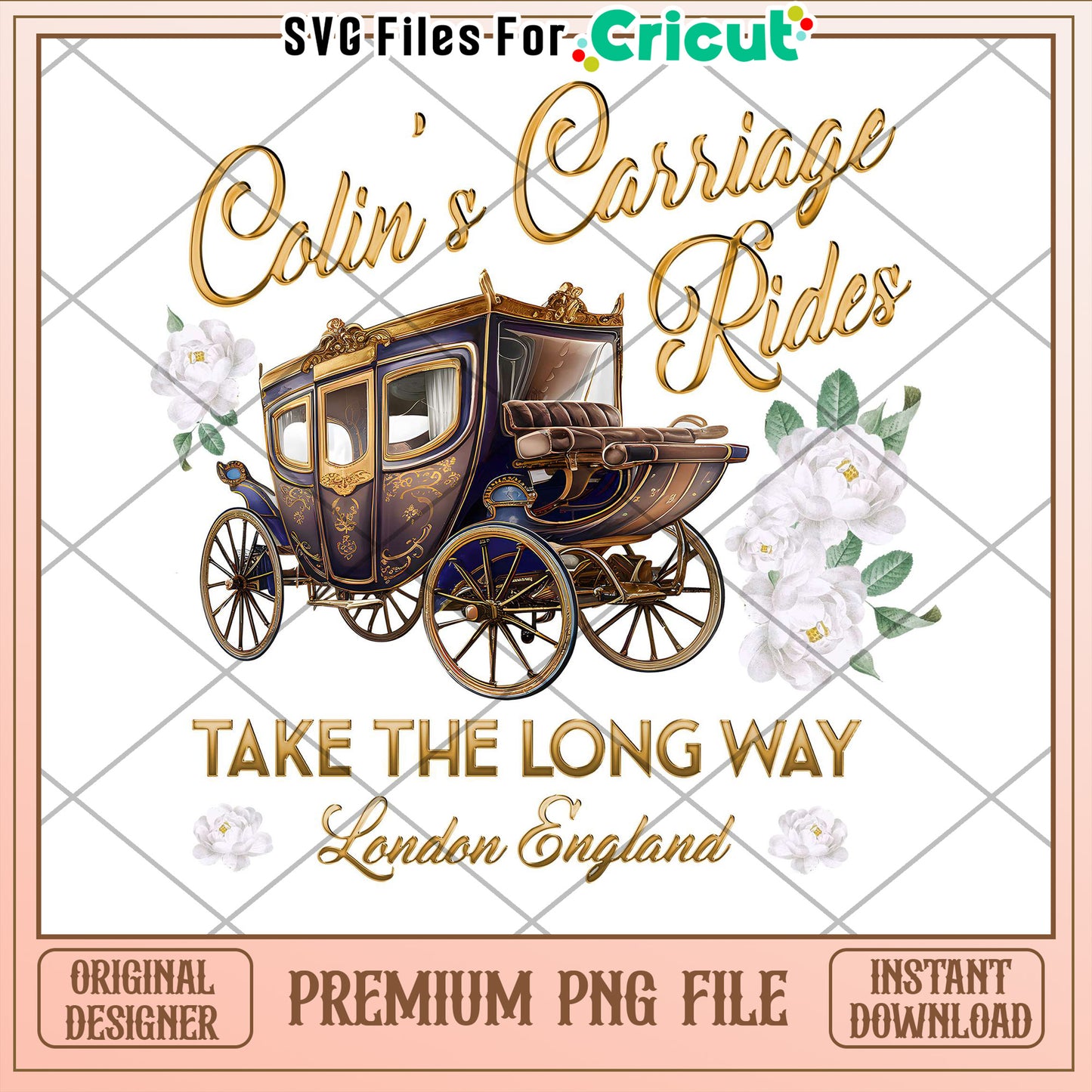 Colins Carriage Rides PNG Design
