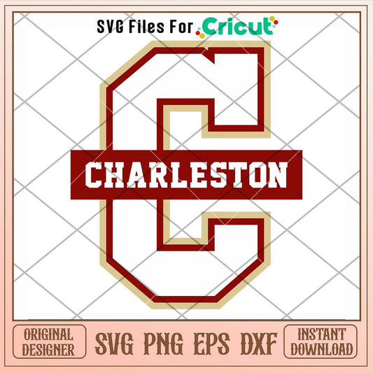 College of Charleston Cougars Logo  Svg, College of Charleston Cougars Svg, NCAA Svg