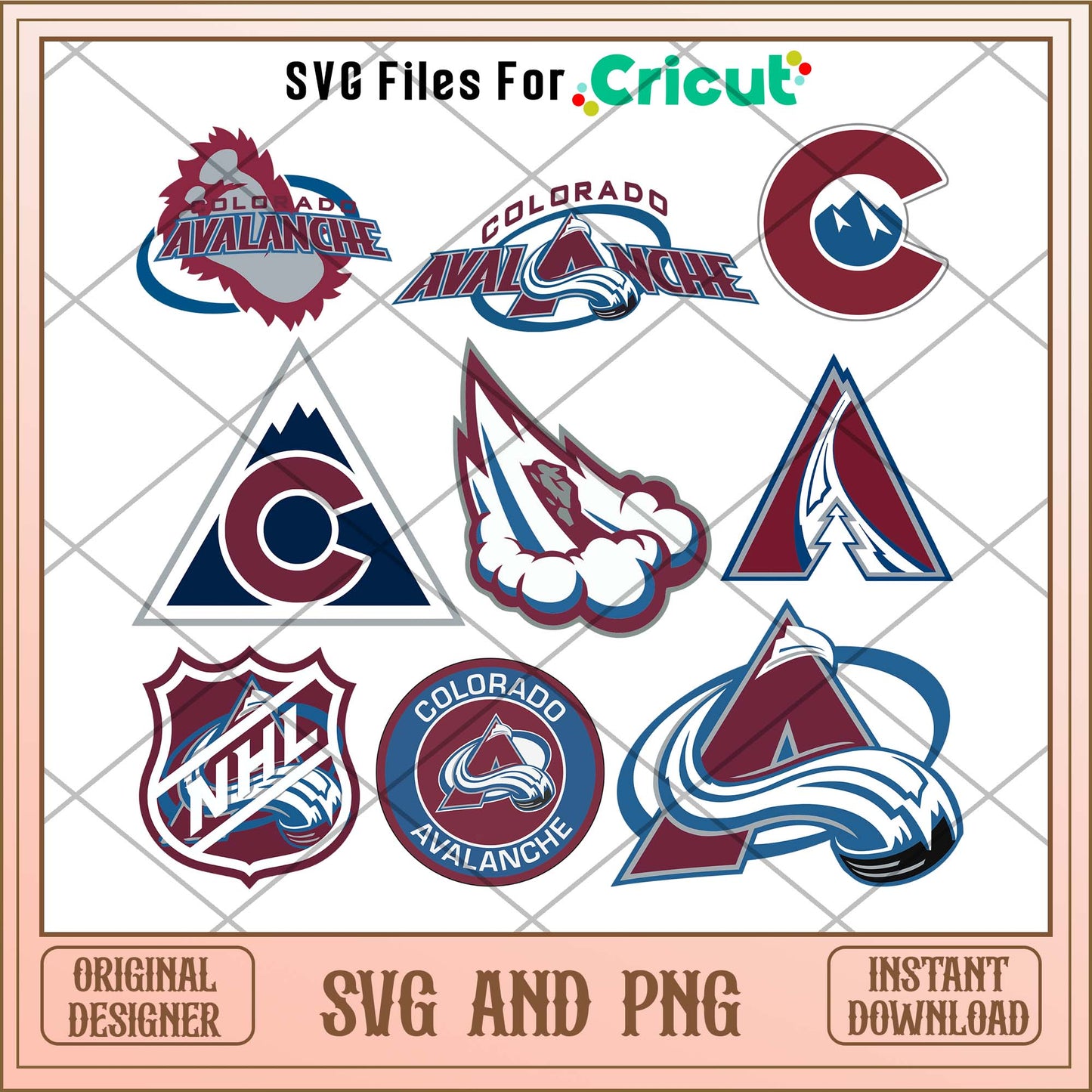 Colorado Avalanche svg, Colorado Avalanche svg bundle, NHL svg