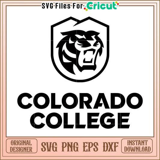 Colorado College SVG Design for Cricut, Download for DIY Projects Today