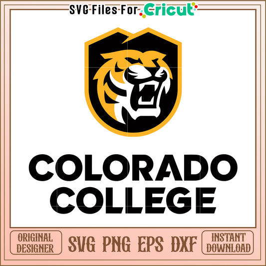 Colorado College SVG Design for Cricut, perfect for crafting projects