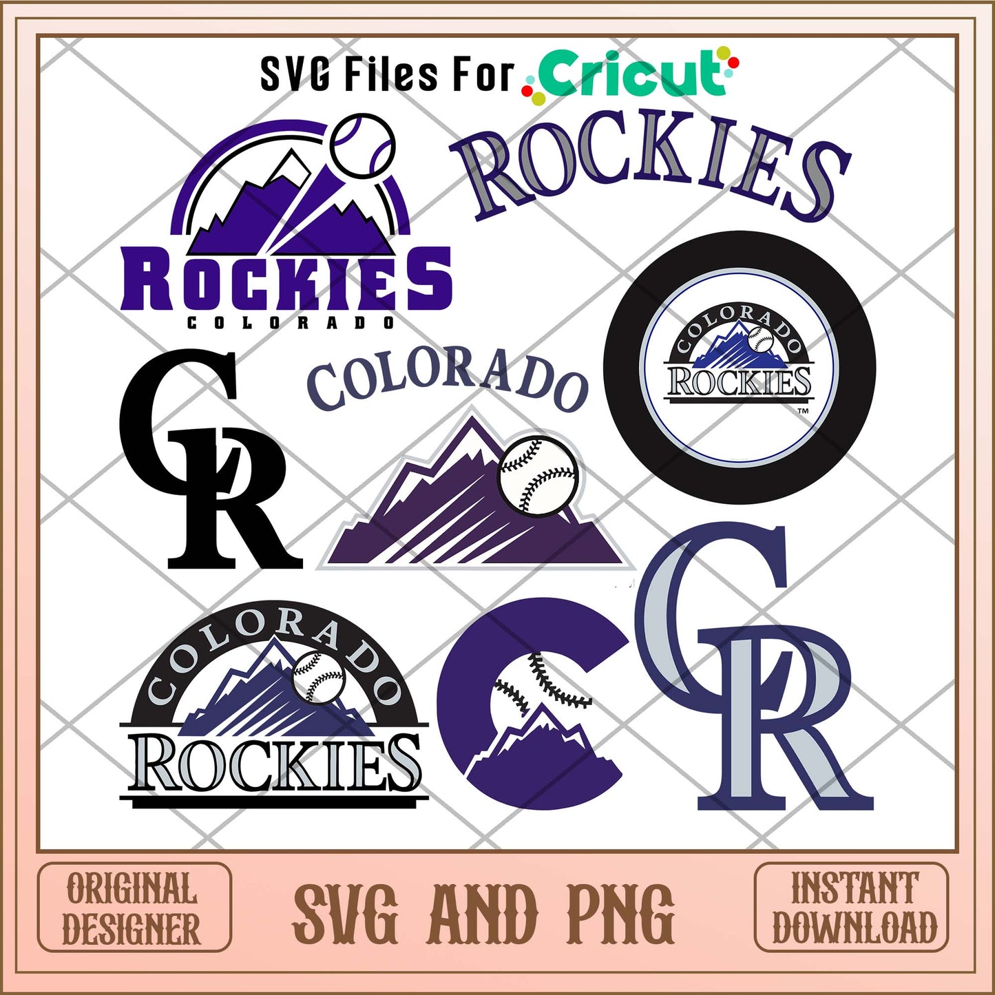 Colorado Rockies svg, Colorado Rockies svg bundle, MLB svg