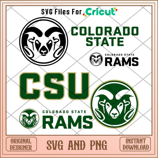 Colorado State Rams svg, Colorado State Rams svg bundle, NCAA svg 