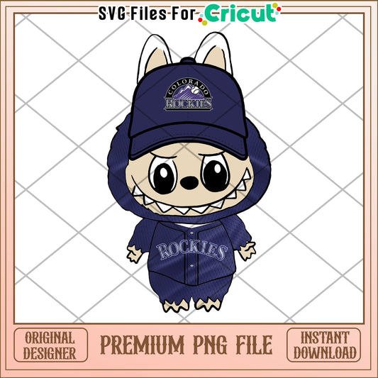 Colorado rockies labubu png, mlb teams png, mlb american png