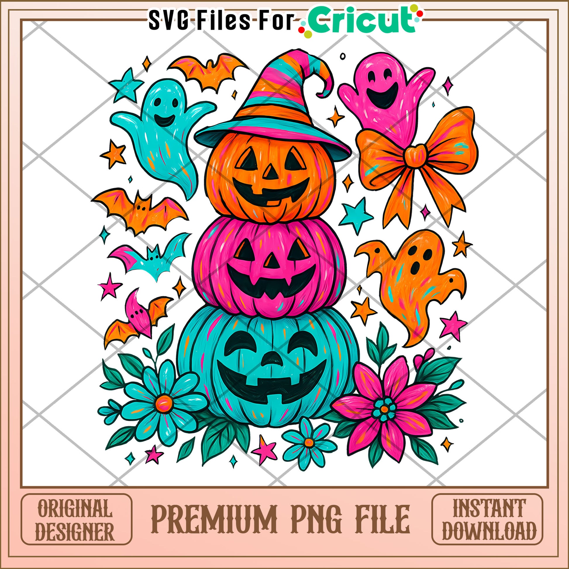 Colorful pumpkin png, halloween toys png, halloween horror night png