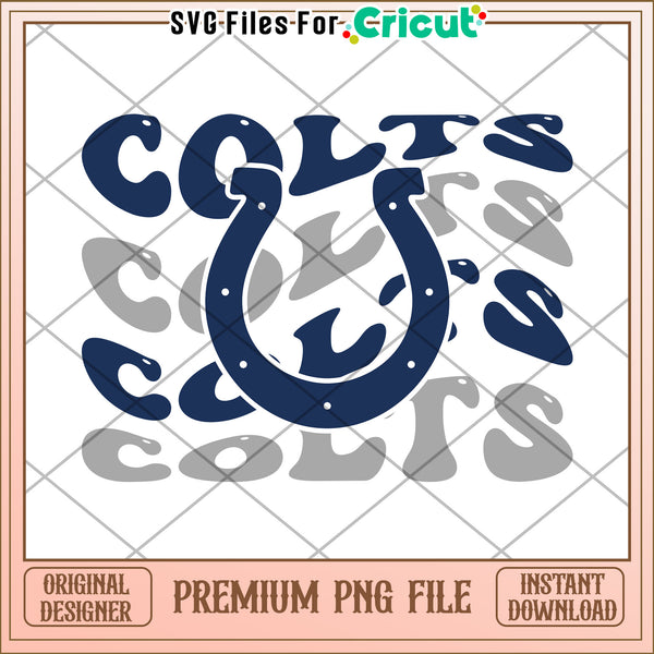 Colts Horseshoe PNG Design, Perfect for Cricut Projects – svg files for ...