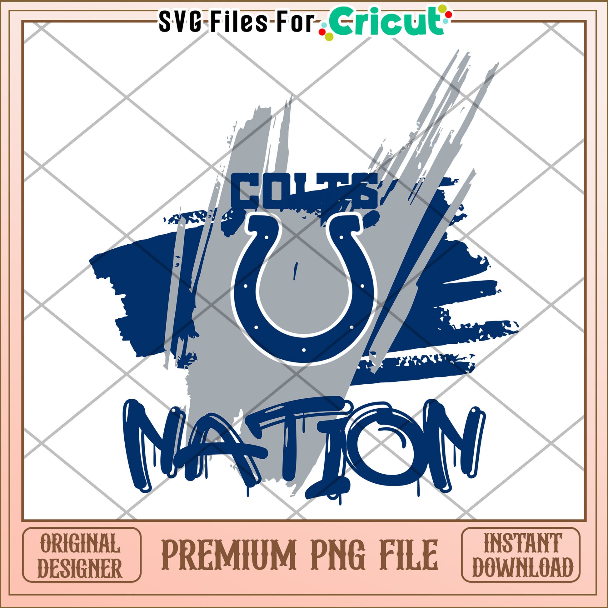 Colts Nation Graphic, Premium PNG File for Instant Download