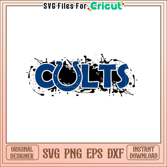 Colts SVG Design  Team Logo