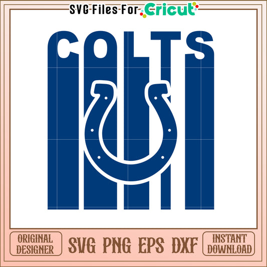 Colts SVG Design for Sports Fans and Crafters