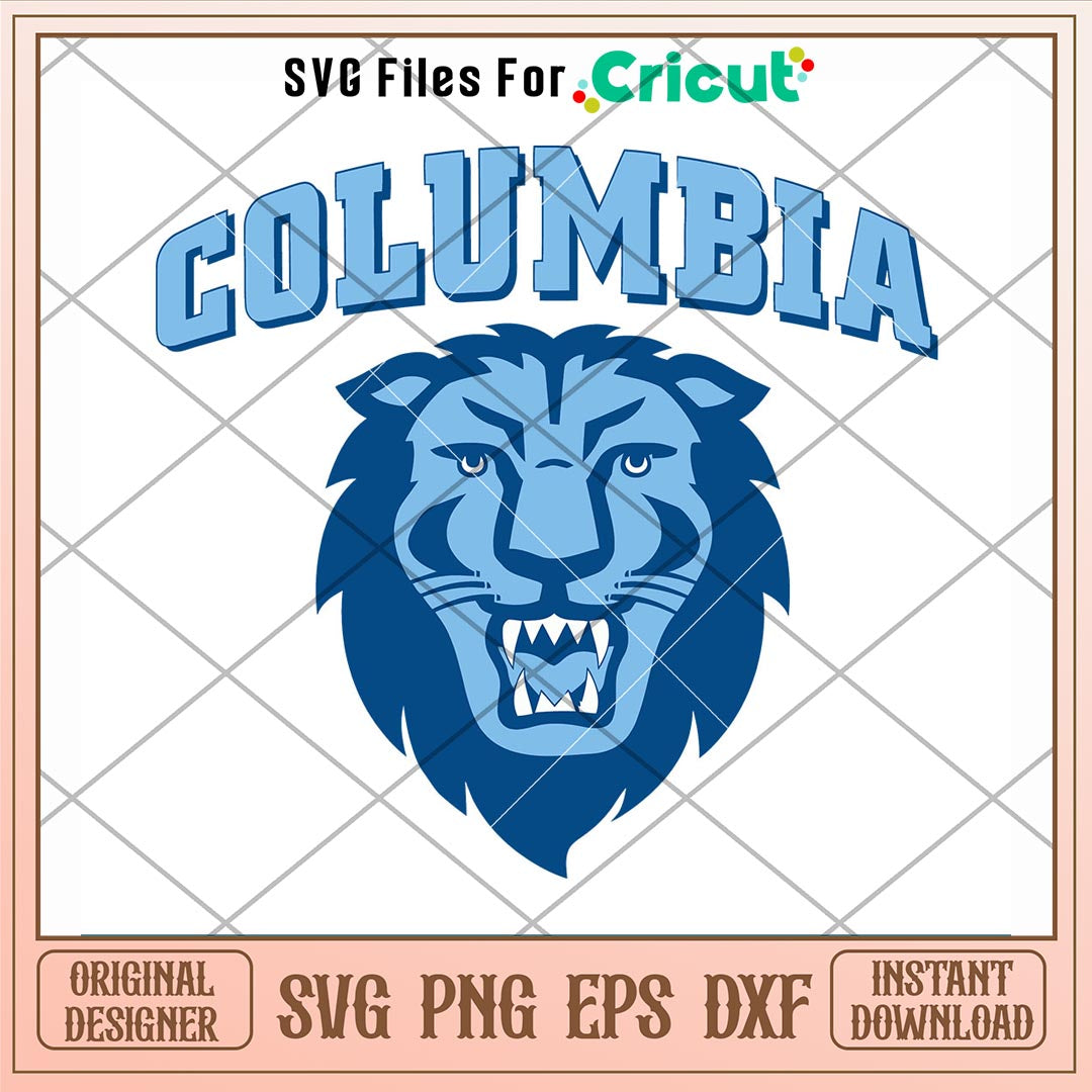Columbia Lions Logo Svg, Columbia Lions Svg, NCAA Svg