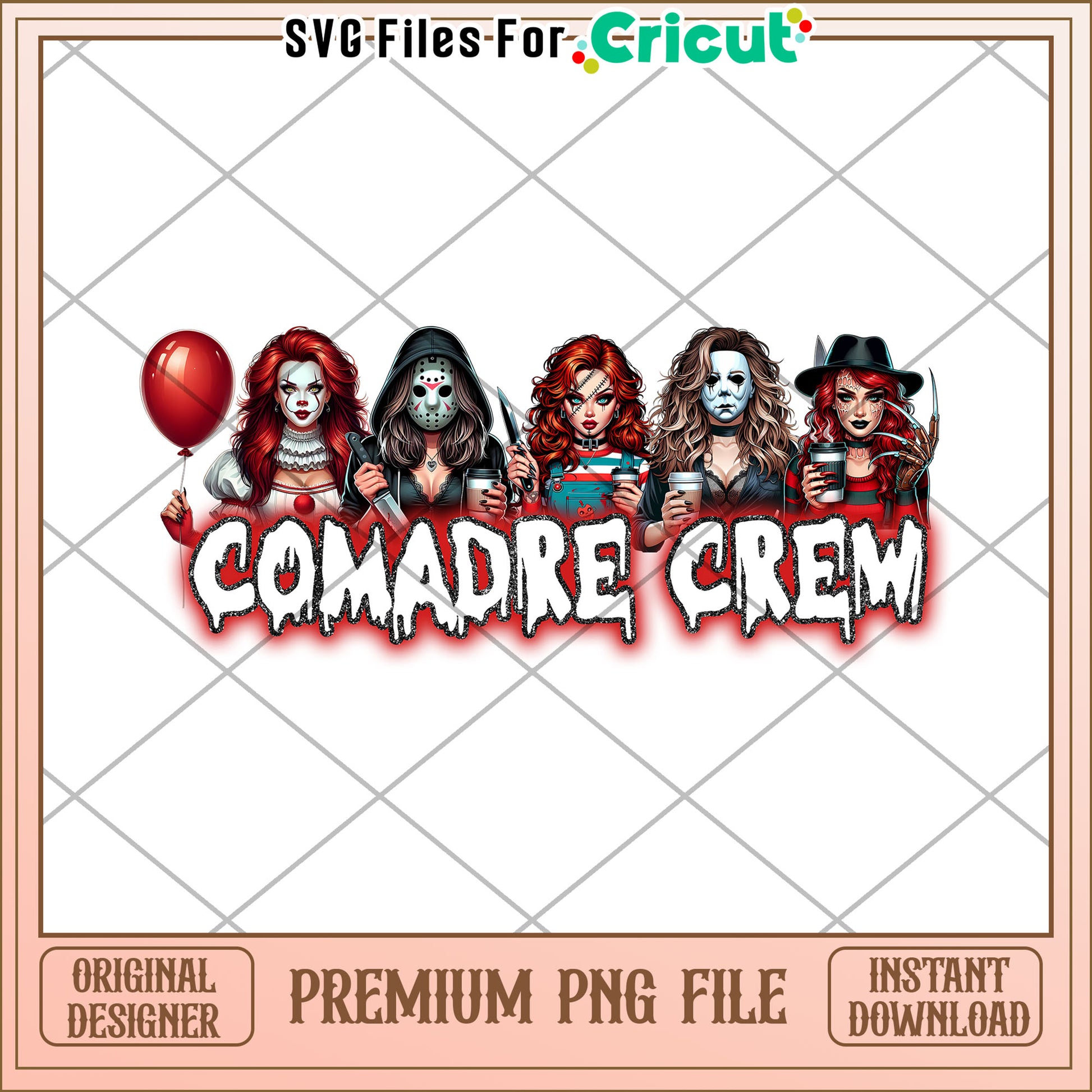 Comadre crew png, halloween wallpaper​ png, halloween pumpkin png