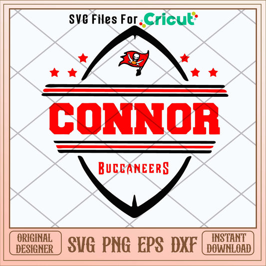 Connor Tampa Bay Buccaneers Svg-Svgfilesforcricut