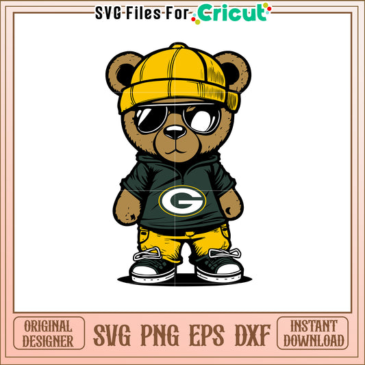 Cool Bear SVG Design Download