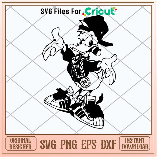 Cool Daffy Duck Svg-Svgfilesforcricut