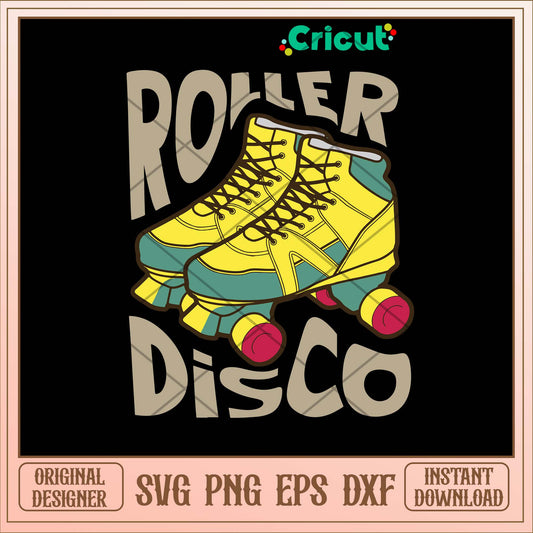 Cool Roller Disco Svg-Svgfilesforcricut