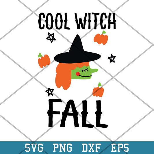 Cool Witch Fall Svg, Witch Halloween Svg-Svgfilesforcricut