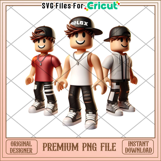 Cool boys png, roblox redeem png, roblox game png