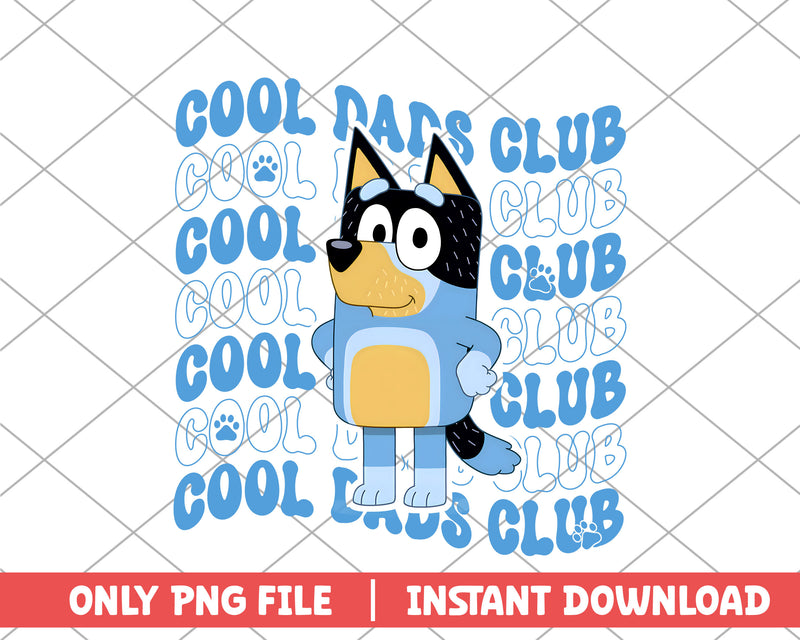 Cool dads club cartoon png – svg files for cricut