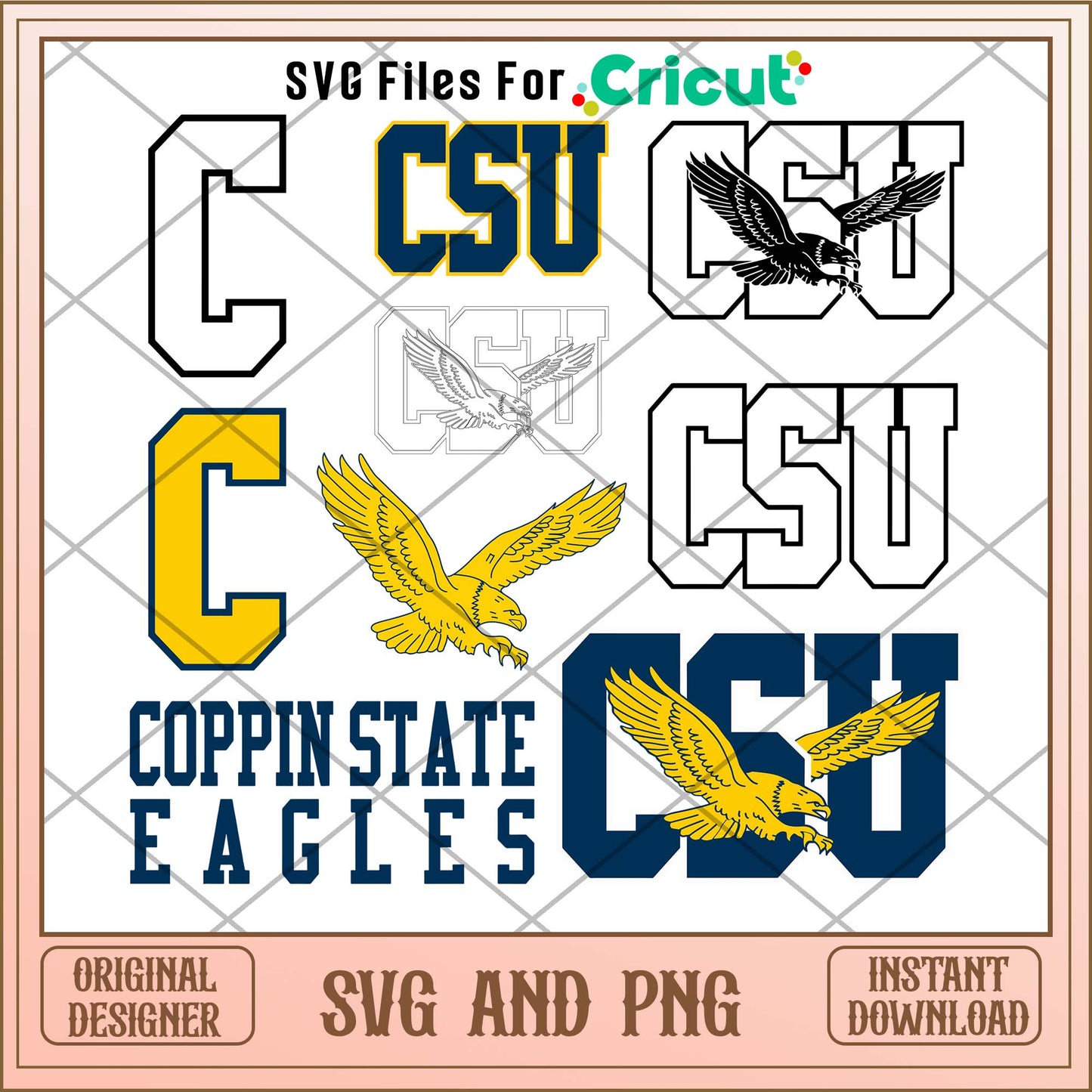 Coppin State Eagles svg, Coppin State Eagle svg bundle, NCAA svg