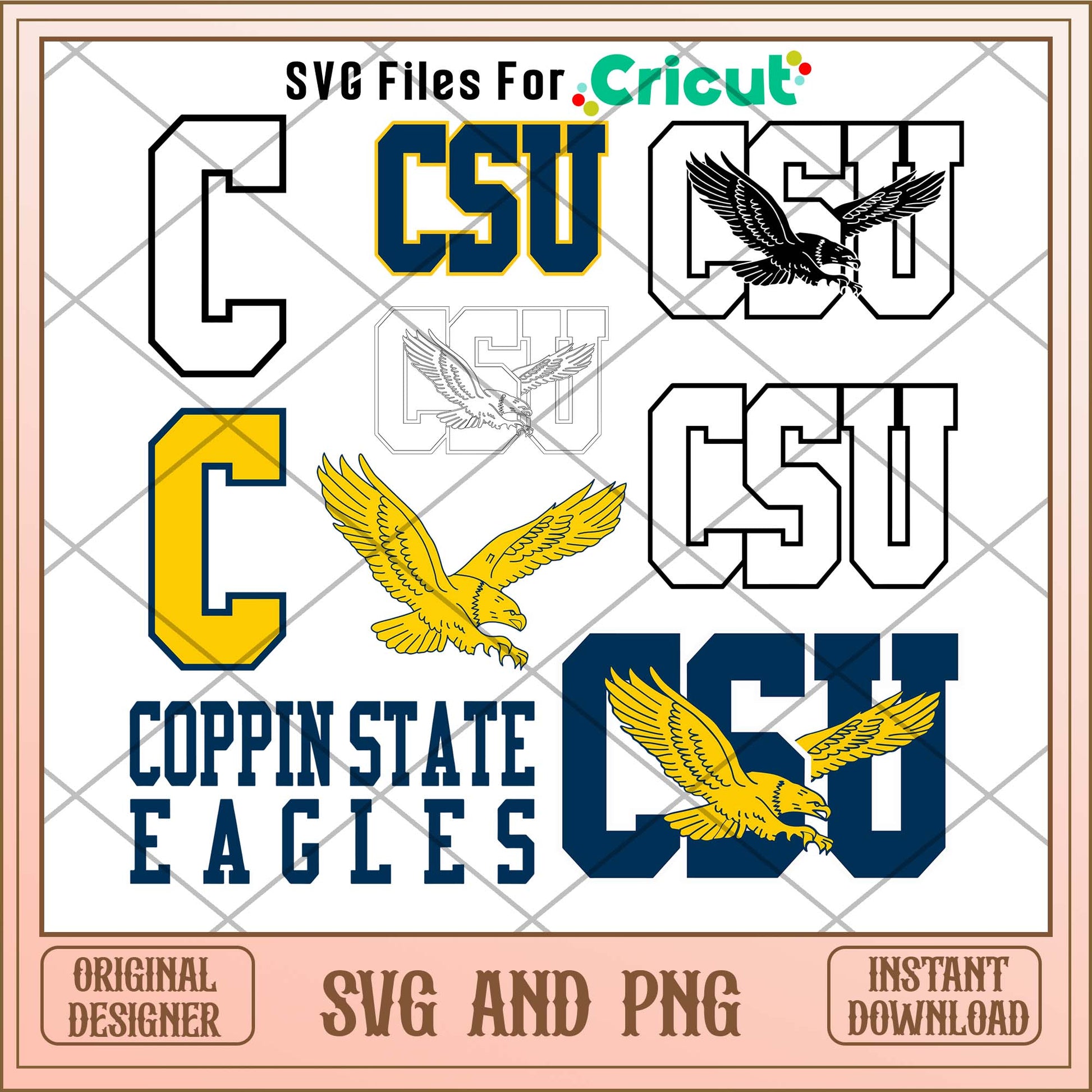 Coppin State Eagles svg, Coppin State Eagle svg bundle, NCAA svg
