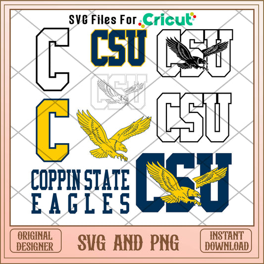 Coppin State Eagles svg, Coppin State Eagle svg bundle, NCAA svg