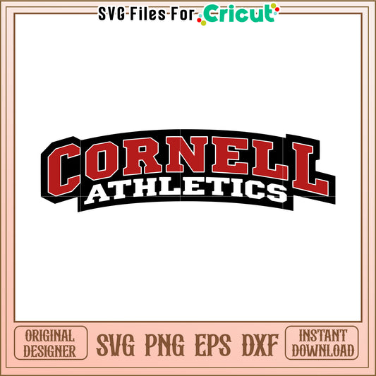 Cornell Athletics SVG Design for Cricut, Ideal for Custom Projects and Crafts