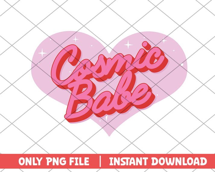 Cosmic babe trending png – svg files for cricut