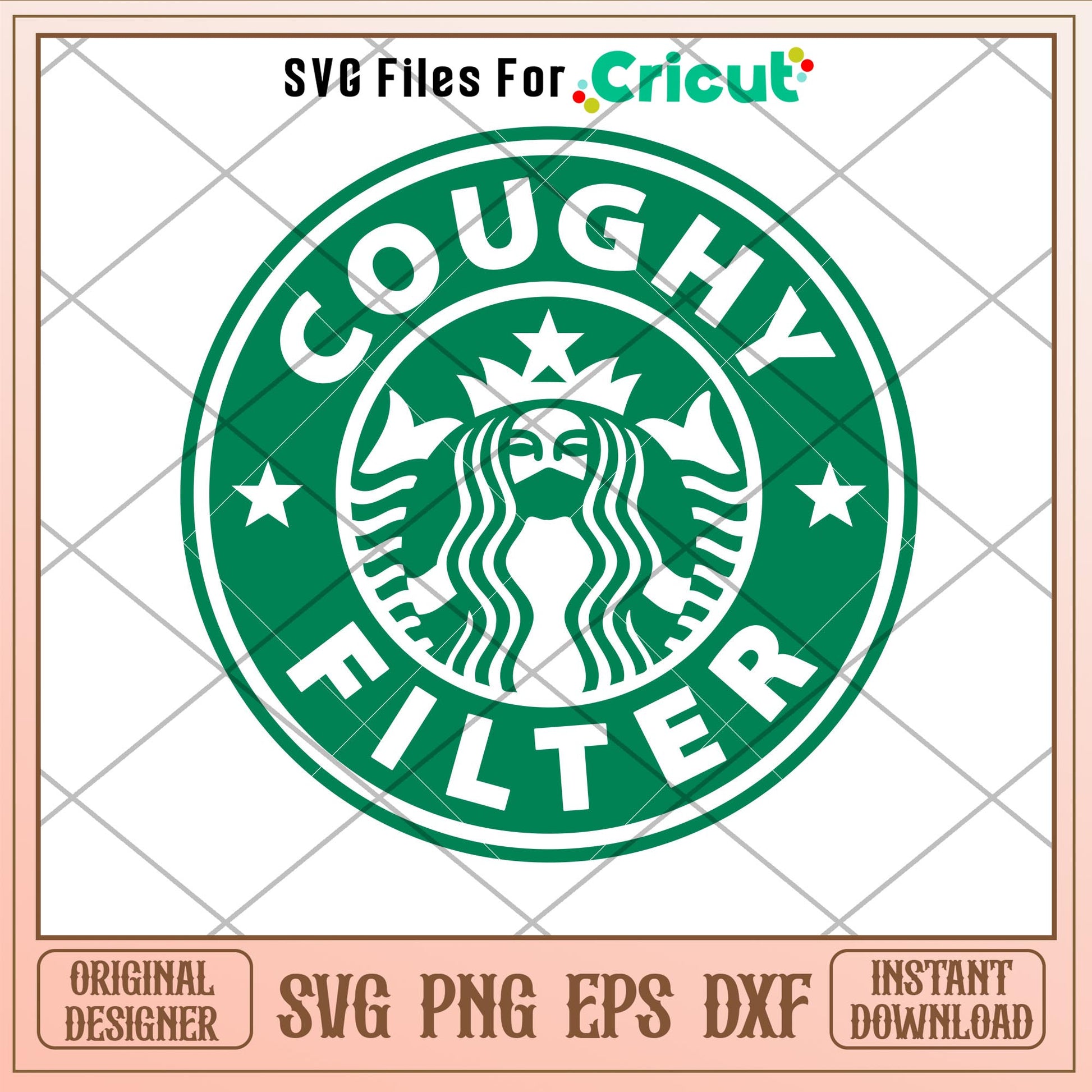 Coughy Filter, Coughy Filter Starbucks Svg