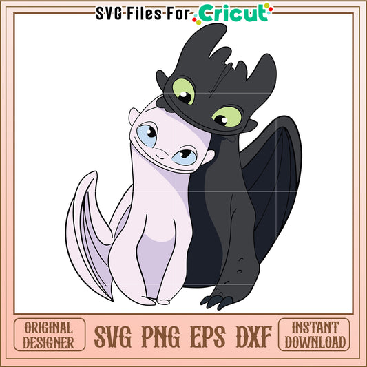 Couple dragon svg, how to train your dragon movie svg, cute dragons svg