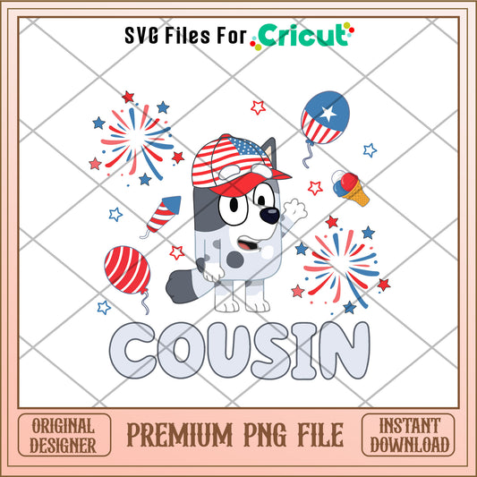 Cousin 4th of July cartoon png