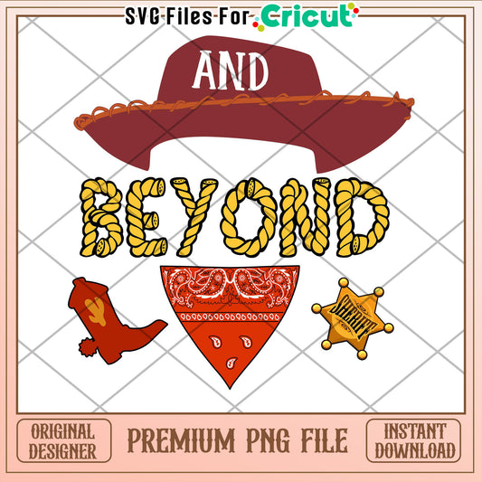 Cowboy Beyond PNG Design Download